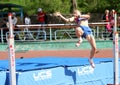 On the high jump Royalty Free Stock Photo