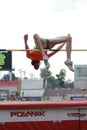 High jump athlete Royalty Free Stock Photo