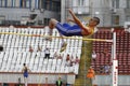 High jump athlete Royalty Free Stock Photo