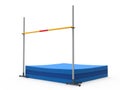 High Jump Landing Mat Royalty Free Stock Photo