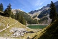 High lake Soiernsee in Alps