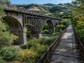 The High Level Bridge in Lethbridge, AB image Royalty Free Stock Photo