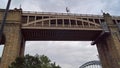 The High Level Bridge in Newcastle upon Tyne Royalty Free Stock Photo