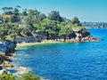 High Level View of Lady Bay Beach, Sydney Harbour, Australia