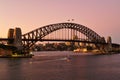 Sydney Harbour Bridge, Early Morning Warm Light, Australia