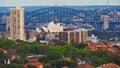 Sudney City panorama With Opera House and Harbour bridge Royalty Free Stock Photo