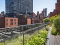 The High Line is a famous public park in Manhattan United States.