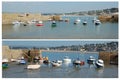 High and low tide at St Michaels Mount