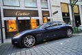 Maserati car parked in city of Frankfurt