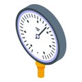 High manometer icon, isometric style