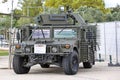 High mobility multipurpose wheeled armored military vehicle (HMMWV)