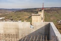 High Moselle Bridge construction side view over the Moselle vall Royalty Free Stock Photo