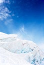 High mountain glacier Royalty Free Stock Photo
