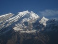 High mountain next to Dhaulagiri