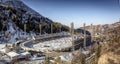 High-mountain skating rink Medeo.