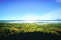 High mountain view from Khao Kho, Phetchabun, Thailand Royalty Free Stock Photo