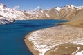 High-mountainous lake Tilicho Royalty Free Stock Photo