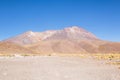 High mountains in Bolivia. Rock formations