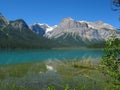 Yoho National Park, Emerald Lake in Canadian Rocky Mountains, British Columbia, Canada Royalty Free Stock Photo