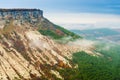 high mountaintops, a small cloud Royalty Free Stock Photo