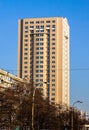 high multi storey bildings with flats in sunny day Royalty Free Stock Photo