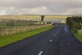 The high observation towers and security fencing at the entrance to the Magilligan Prison in County Londonderry Royalty Free Stock Photo