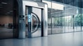 high office building door Royalty Free Stock Photo