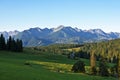 High peaks in the Polish Tatras mountains.