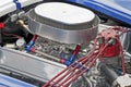 High performance 429 cu-in V8 engine Royalty Free Stock Photo