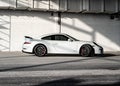 Side view of Porsche 911 gt3 Royalty Free Stock Photo