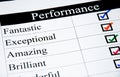 High Performance Checklist Royalty Free Stock Photo