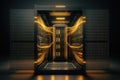 high-performance data center, powered by machine learning algorithms and artificial intelligence Royalty Free Stock Photo