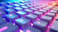 High Performance Gaming Keyboard with Customizable RGB Macro Keys