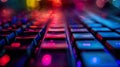 High performance keyboard with customizable macro keys