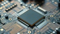 High-Performance Microchip with Sleek Minimalist Design for Advanced Computing and Graphics