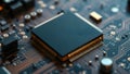 High-Performance Microchip with Sleek Minimalist Design for Advanced Computing and Graphics