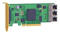 High-Performance Network Interface Card with Royalty Free Stock Photo