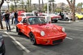 High Performance Red Porche Carrera Royalty Free Stock Photo