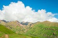 High picturesque Caucasus Mountains of Georgia