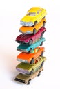 High pile of cars Royalty Free Stock Photo