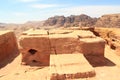 High place of sacrifice in ancient city of Petra, Jordan Royalty Free Stock Photo