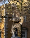 `In High Places` by Gerald Balciar on the campus of the University of North Texas located in the City of Denton, Texas.