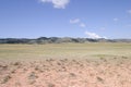 High Plains Between Colorado and Wyoming Royalty Free Stock Photo