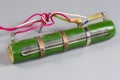 High-power wirewound adjustable resistor with several tapping points Royalty Free Stock Photo