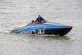 High powered race speedboat Royalty Free Stock Photo