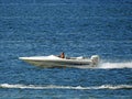 High powered speedboat Royalty Free Stock Photo