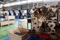 High Precision Automotive CNC machines Factory flo Royalty Free Stock Photo