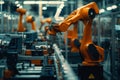 High precision robotic assembly in high resolution manufacturing plant, supervised in automated line