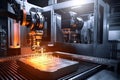 High-precision technological equipment used for innovative material processing