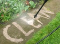 High pressure cleaning